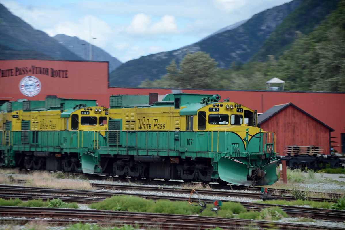 29A The White Pass and Yukon Route Train At Skagway Alaska